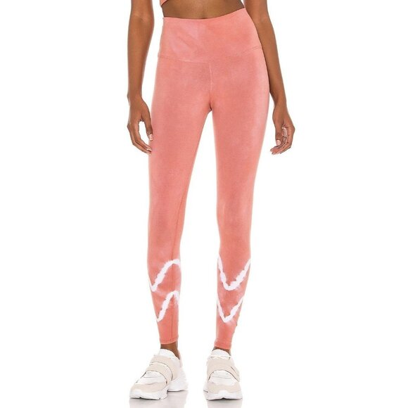 NEW NWT Electric & Rose Sunset Legging High Waist Activewear Yoga Pants Pink L - Picture 3 of 10